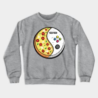 Gaming and Pizza Gifts for Gamer Boy Crewneck Sweatshirt